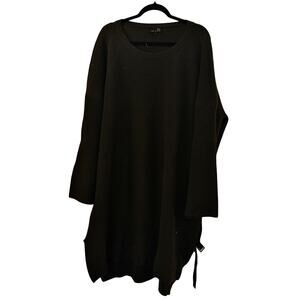 RISMAT by Y's Side Belt Big Silhouette Long Sleeve Knit